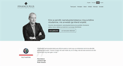 Desktop Screenshot of financeplus.ee
